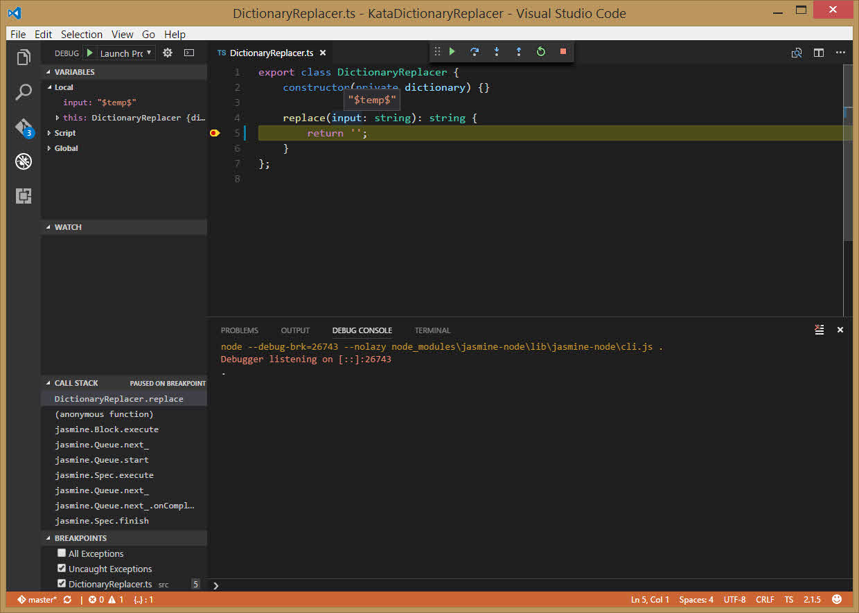 Unit Test Debugging